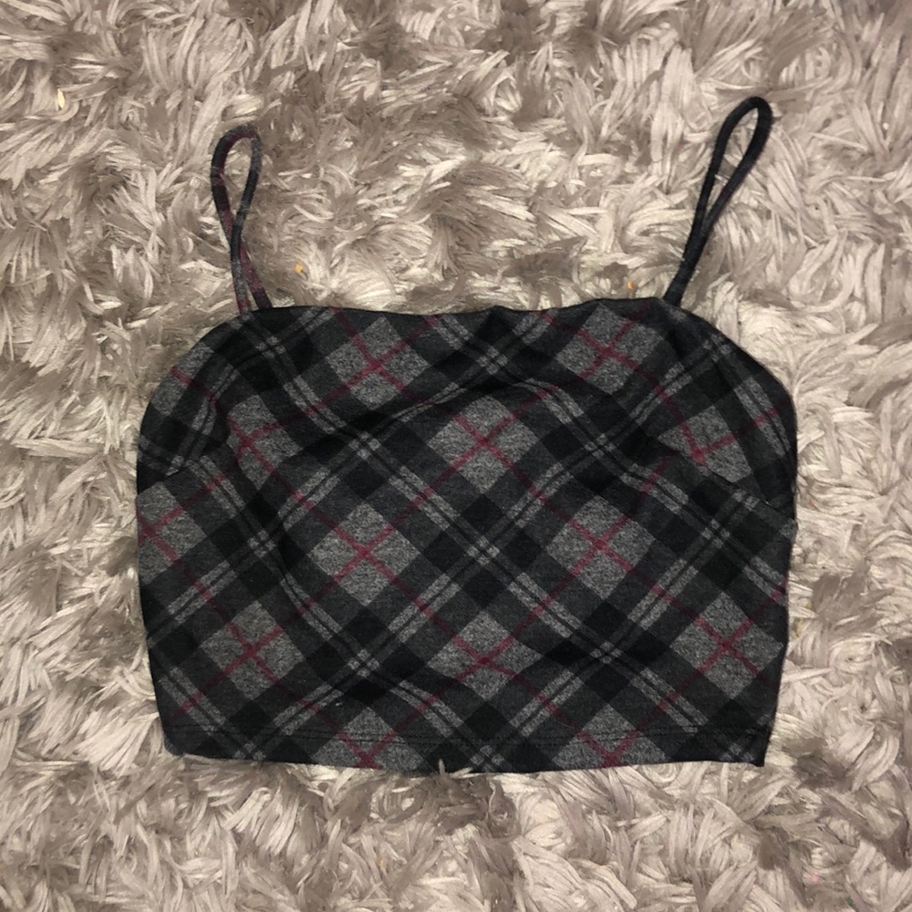 🖤❤️ Plaid Crop top tank top ❤️🖤